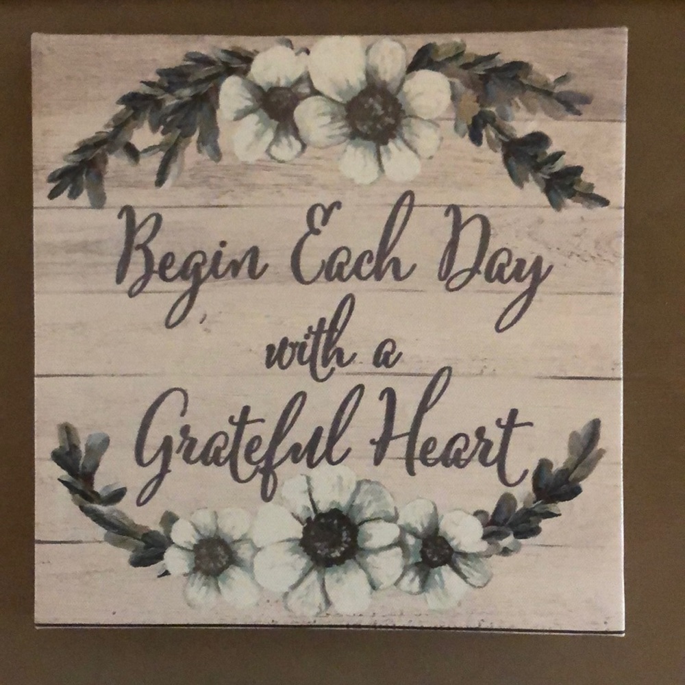 Canvas wall sign